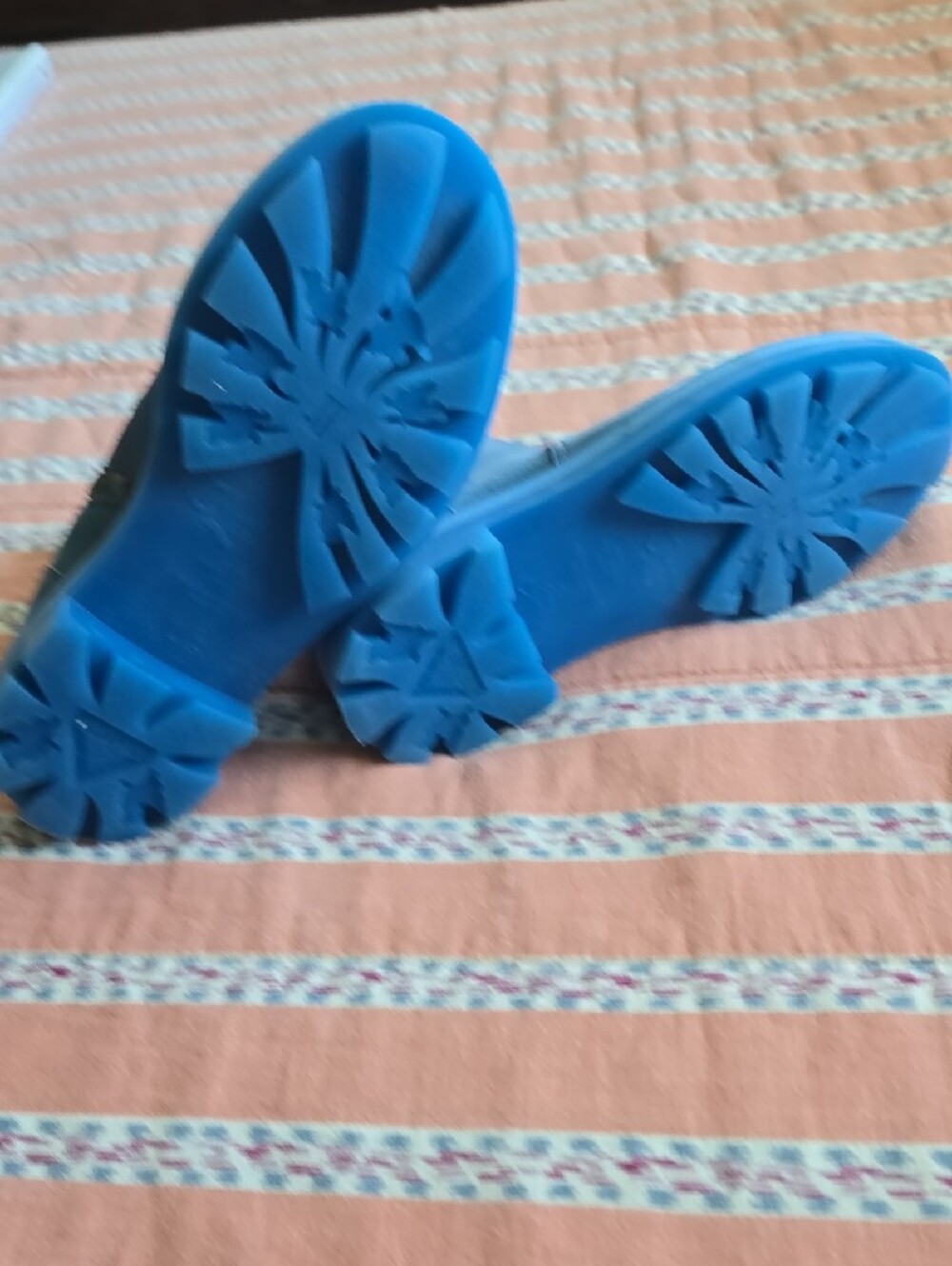 John Fluevog No. 30 Buckled Angel Boots In Blue - Picture 6 of 9